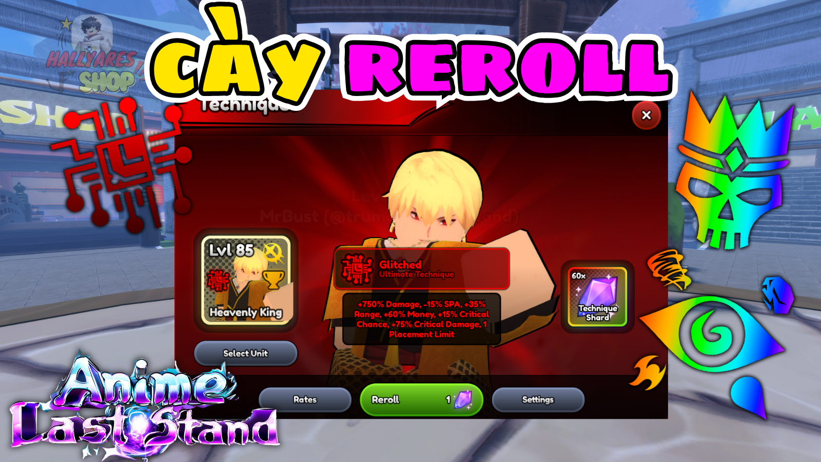 Treo Reroll Anime Last Stand