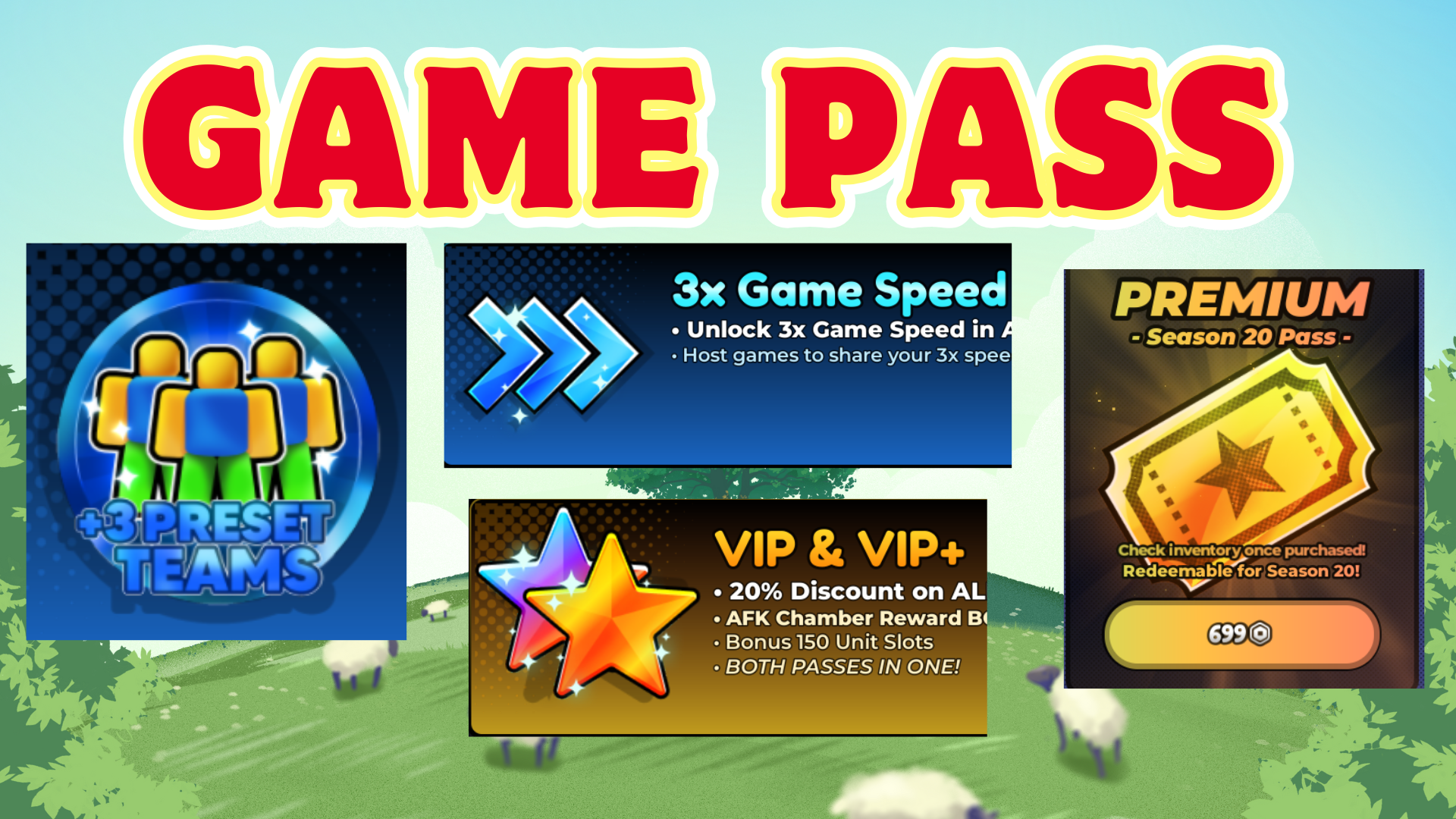 GAMEPASS - ANIME LAST STAND