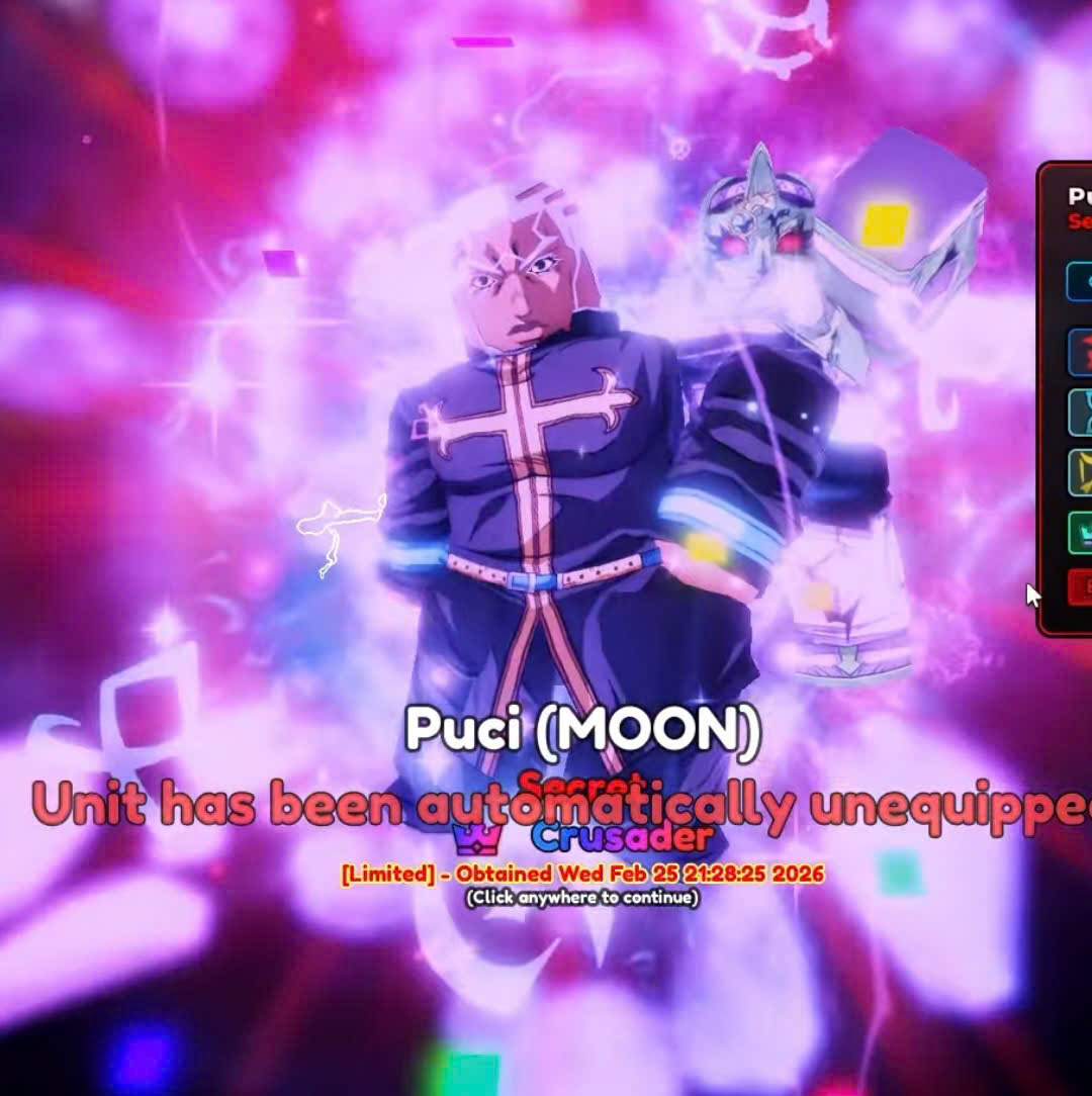 Cày Unit Crusade Puchi (MOON)