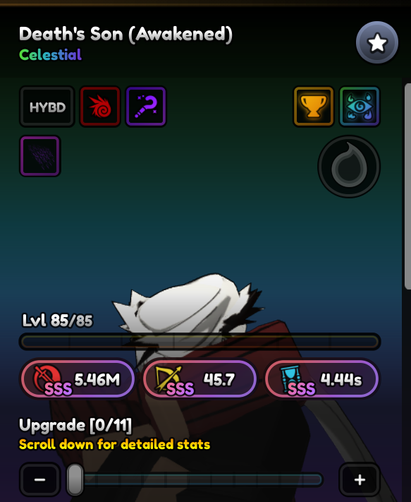 Death Son Đã Evo Random Chỉ Số