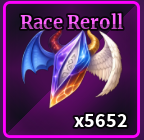 (Trade) 5000 Race Reroll ( Sailor Piece )