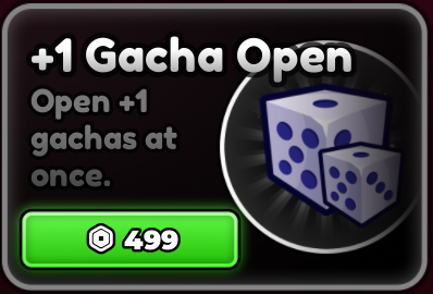 +1 Gacha Open