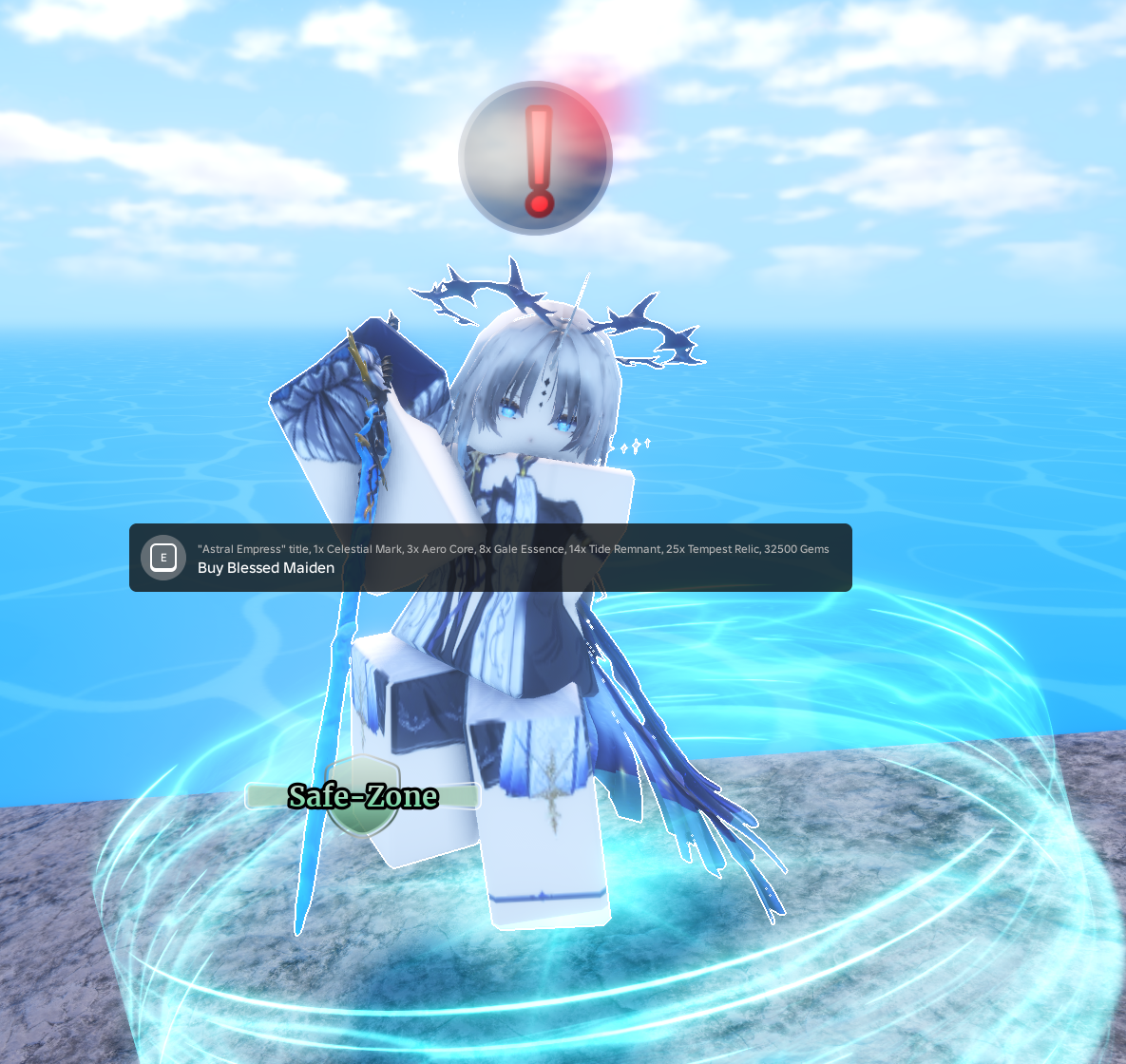 Cày mele Blessed Maiden + Skill F ( Sailor Piece )